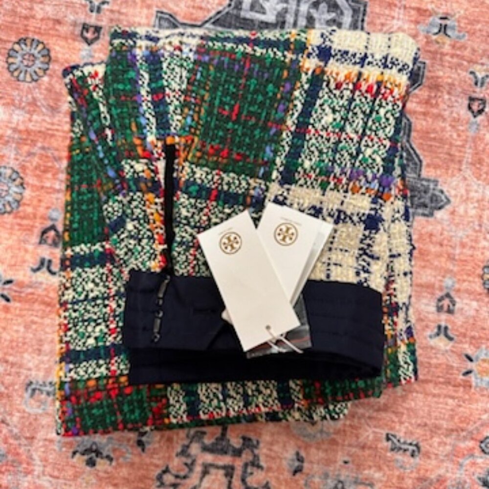 Tory Burch Nubby Tweed Skirt